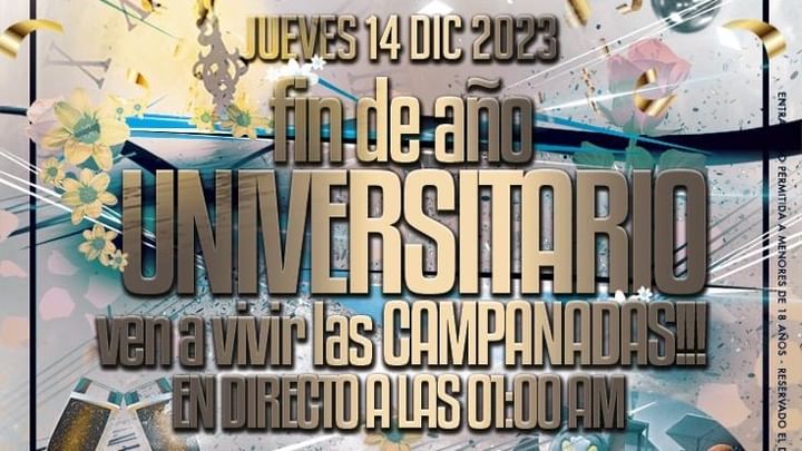 Cover for event: FIN DE AÑO UNIVERSITARIO 