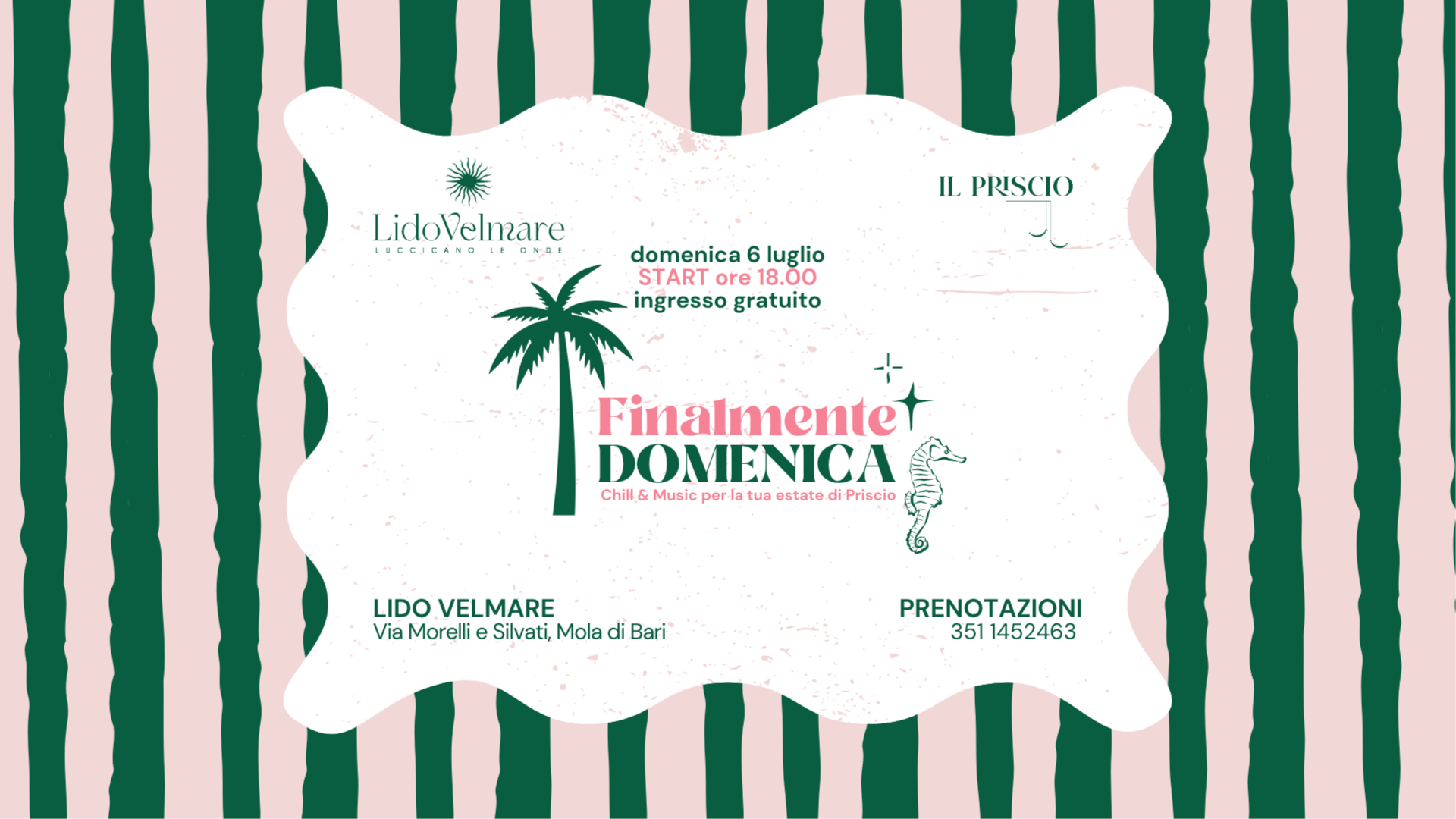 FINALMENTE DOMENICA @ Lido Velmare image