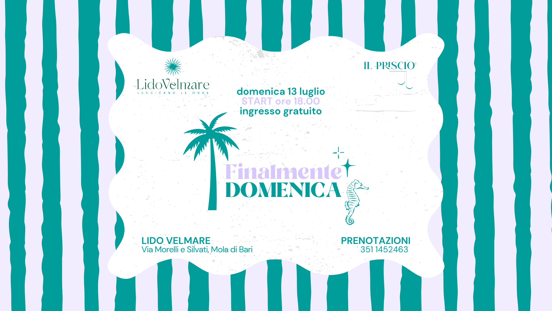 FINALMENTE DOMENICA @ Lido Velmare image