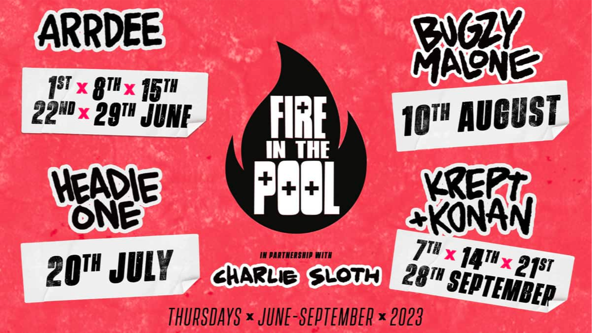 FIRE IN THE POOL image