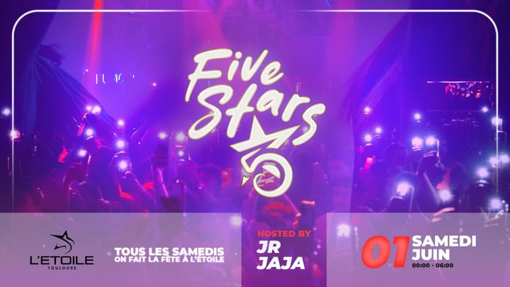 Cover for event: FIVE STARS (DJ Guest : JR)