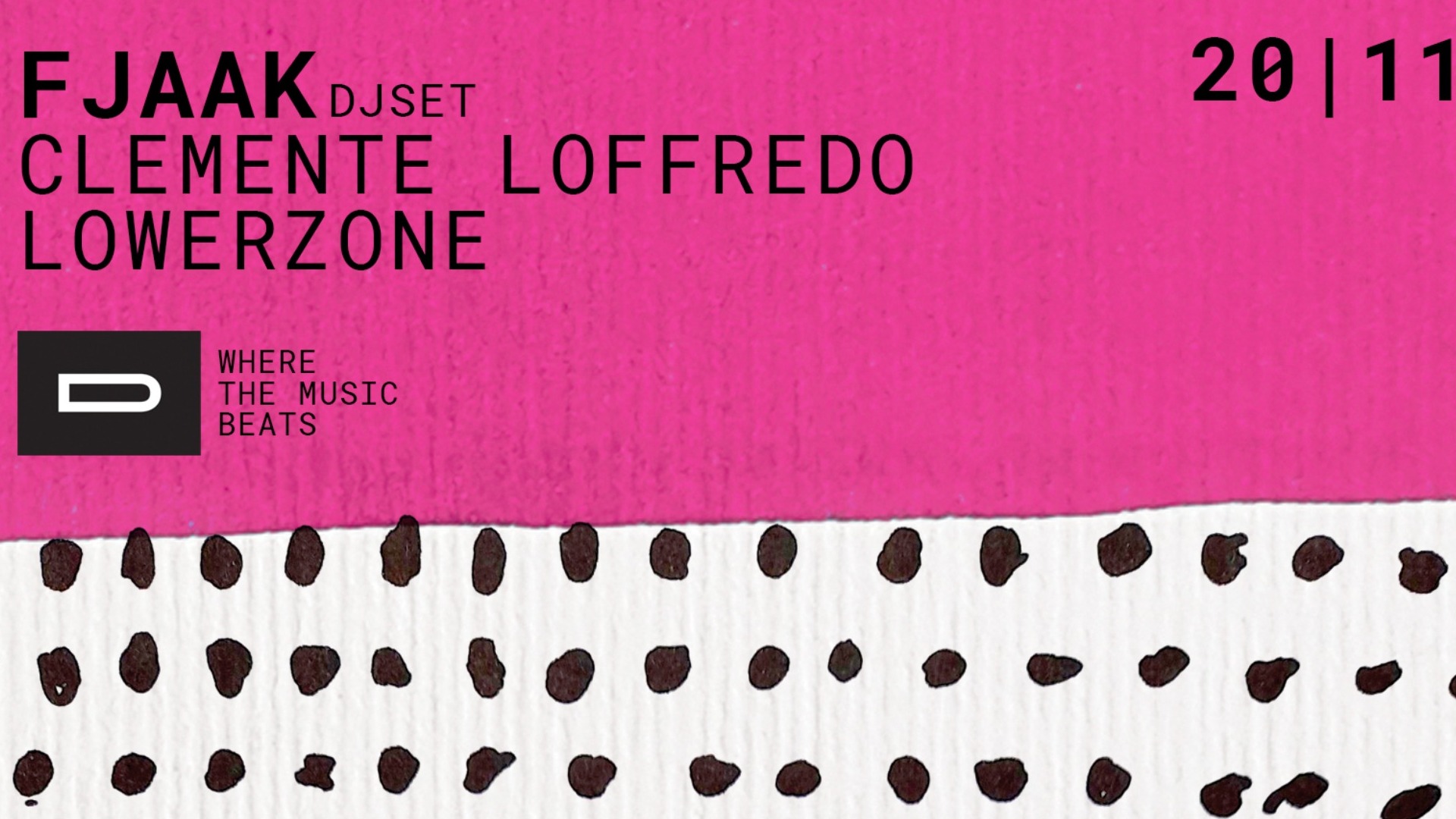 FJAAK + Clemente Loffredo + LowerZone live @Duel CLub image