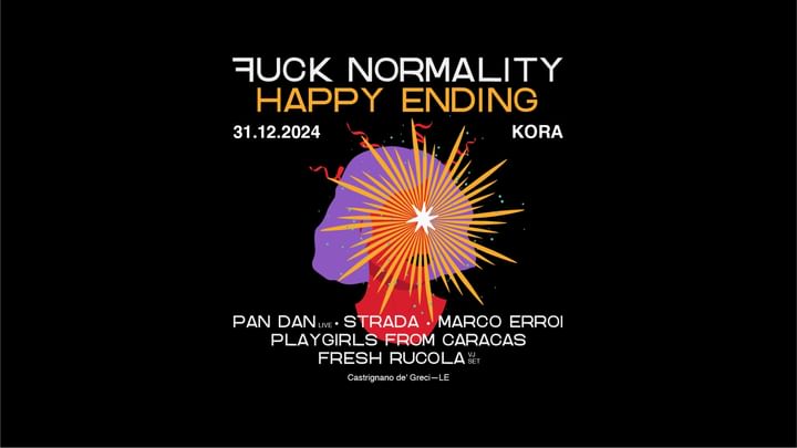 Cover for event: Fk Normality Happy Ending