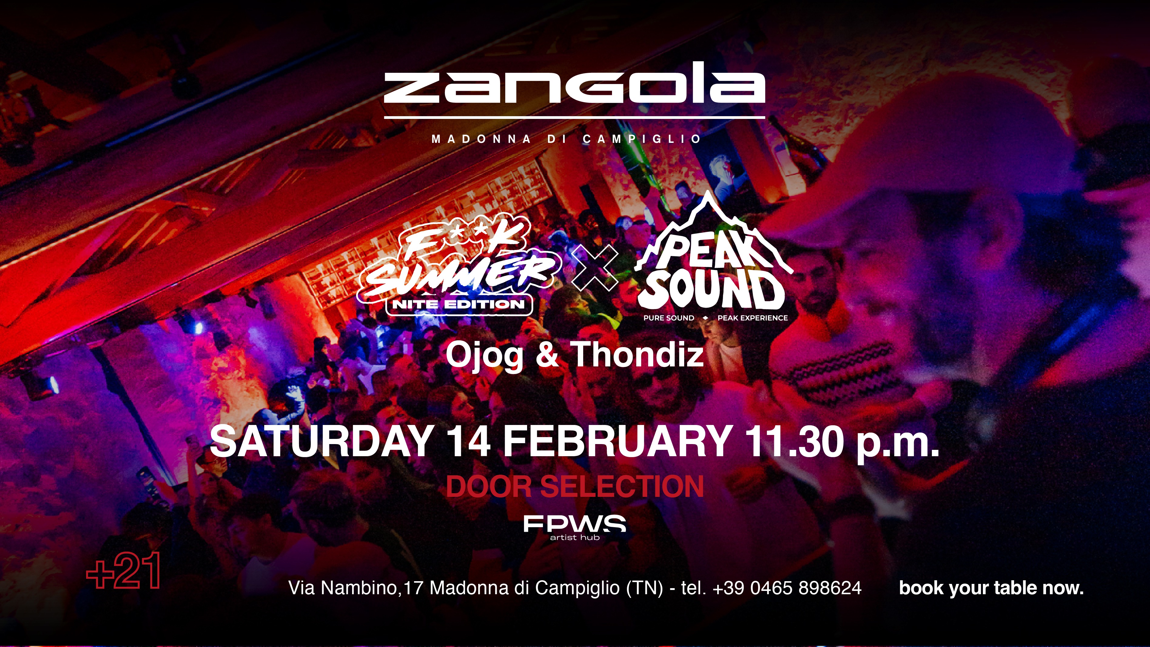 F**K SUMMER x PEAK SOUND @ZANGOLA image