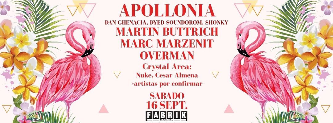 Flamenco Electrónico | Apollonia, Martin Buttrich, Marc Marzenit & Overman event cover