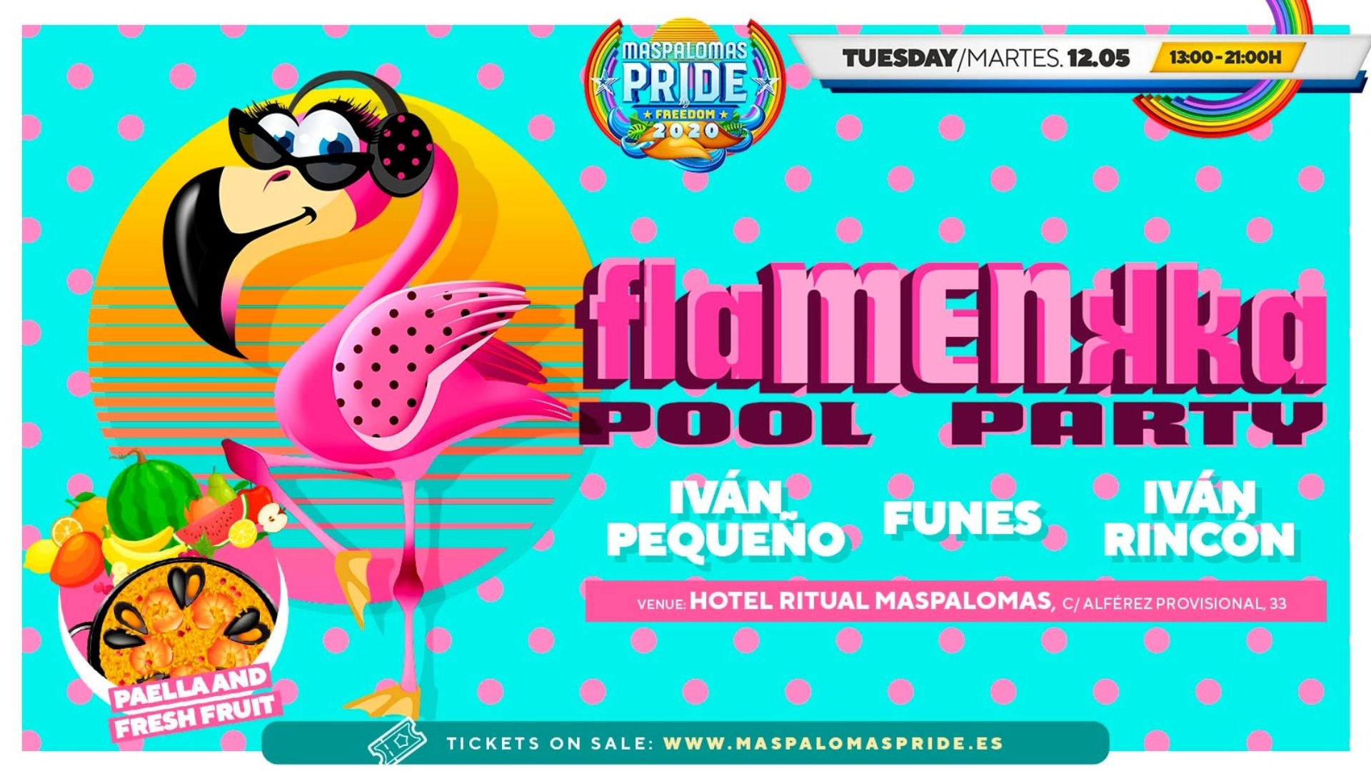 flaMENkka Brunch - Pool Party - Official Event Maspalomas Pride 2021 image