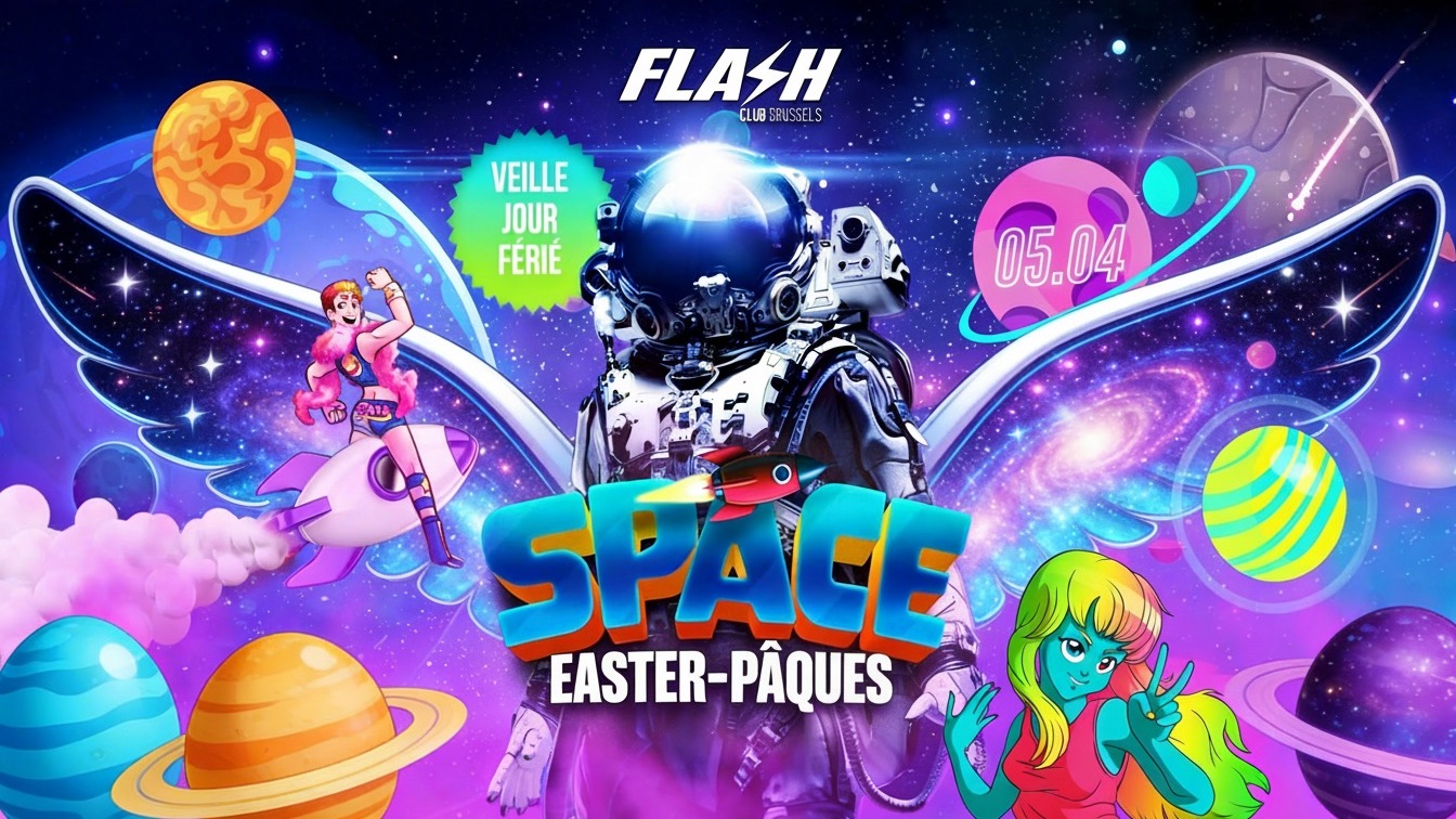 FLASH ● SPACE 🚀🐰 Easter- Pâques ● Veille de congé - Holidays ● sunday 05.04 image