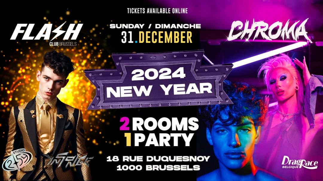Copertina evento FLASH x CHROMA present : NEW YEAR'S EVE 2024