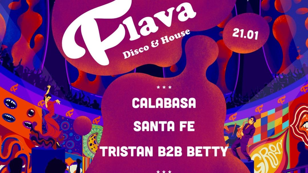 Capa do evento Flava - Disco & House