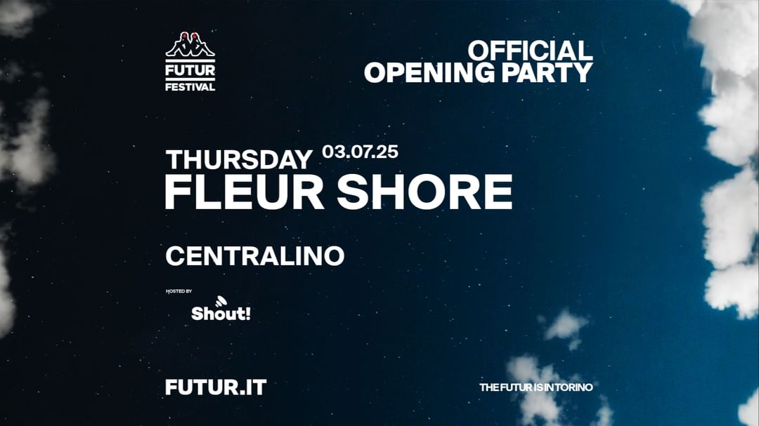 Cartell de l'esdeveniment FLEUR SHORE for KFF25 OFFICIAL OPENING PARTY