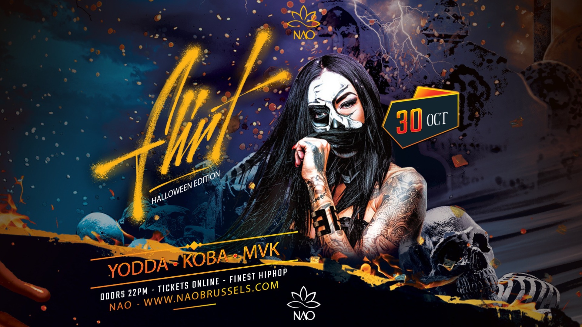 FLIRT • HALLOWEEN EDITION • NAO BRUSSELS image