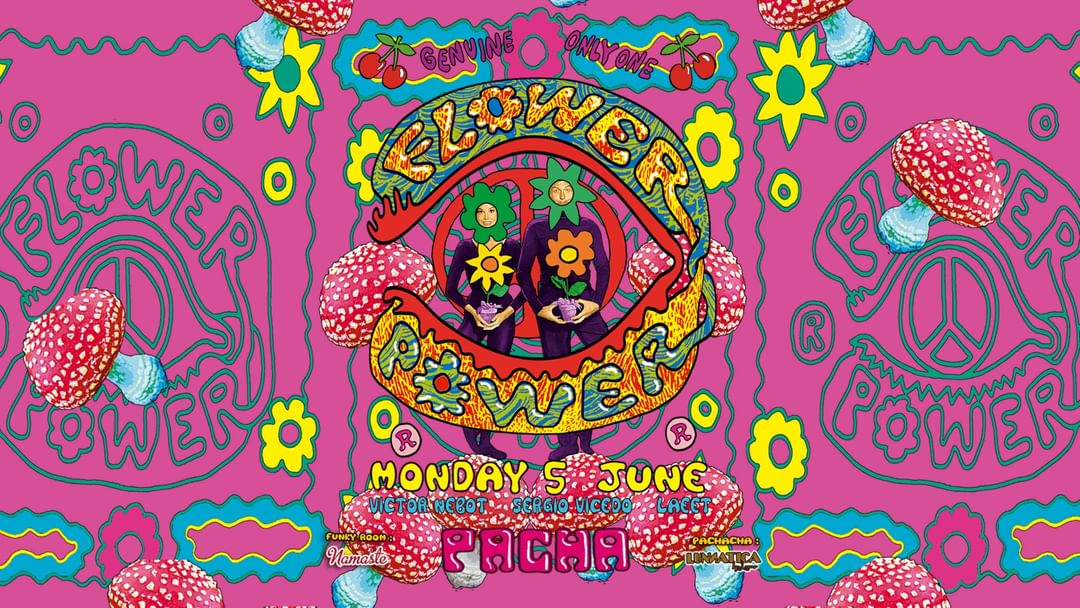 Cartell de l'esdeveniment Flower Power