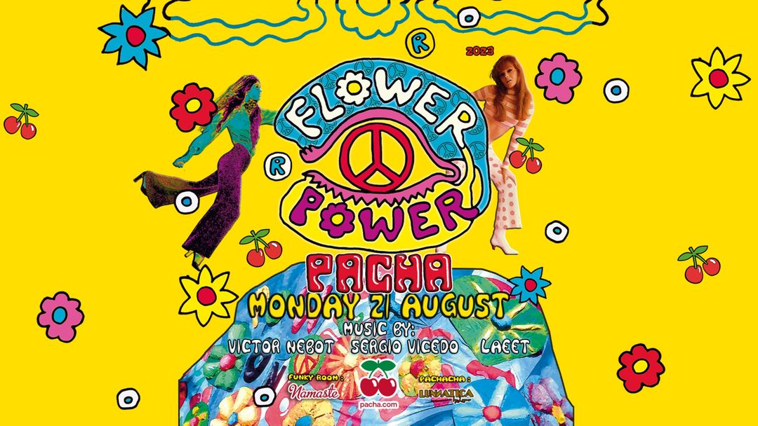 Cartell de l'esdeveniment Flower Power