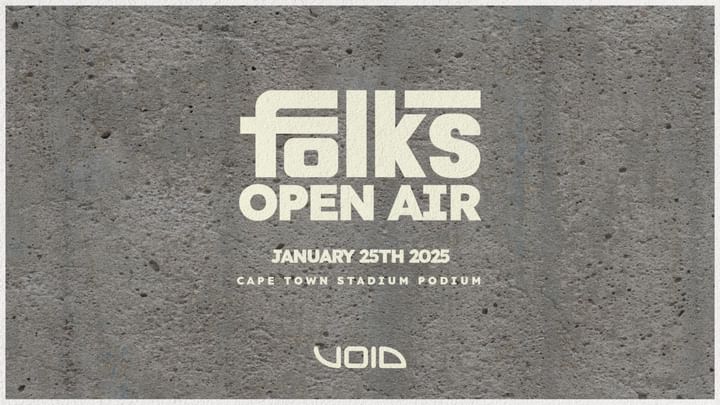 Cover for event: Folks Open Air - 25 January 2025