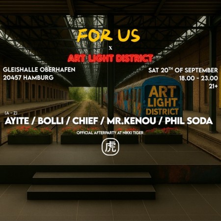 FOR US x ART LIGHT DISTRICT — THE RAILYARD