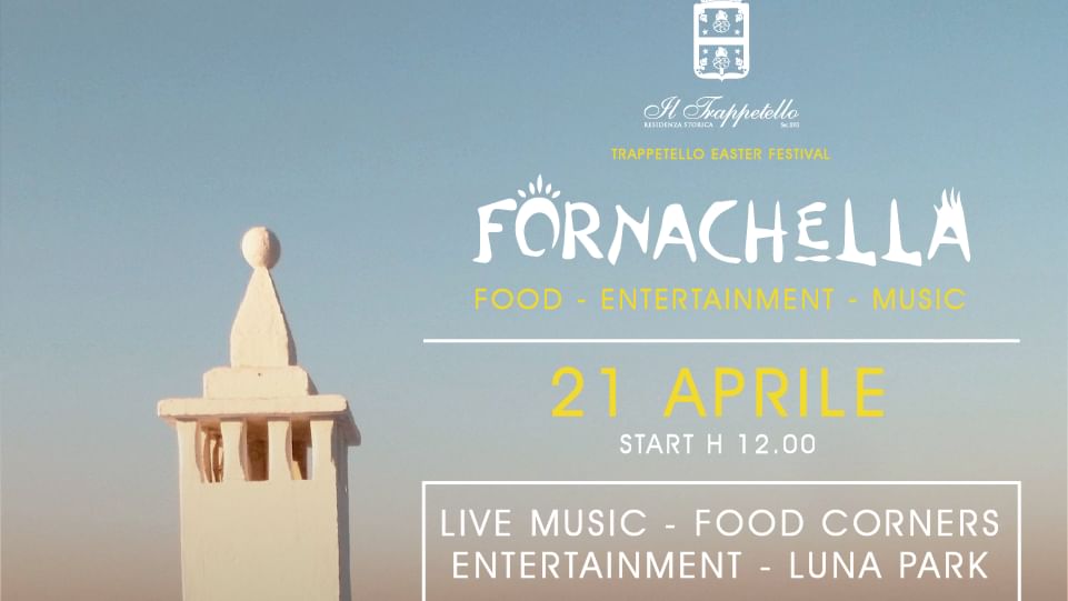 Cartel del evento Fornachella 2025 - Trappetello Easter Festival