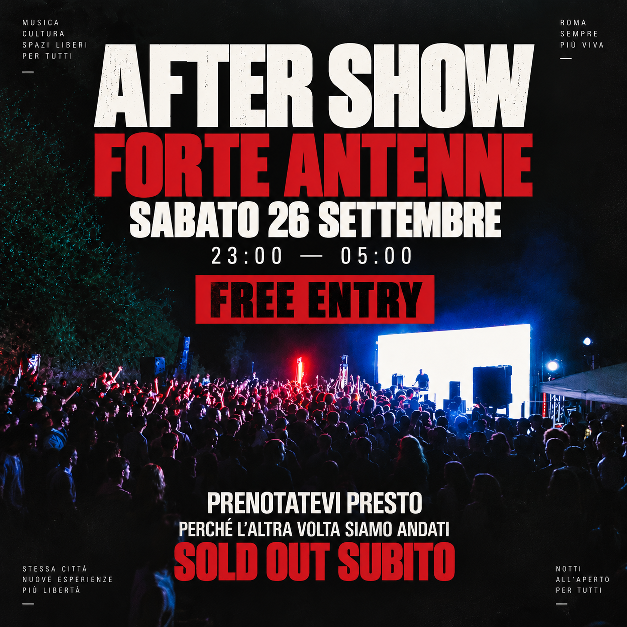 Forte Antenne AFTERSHOW FREE ENTRY image