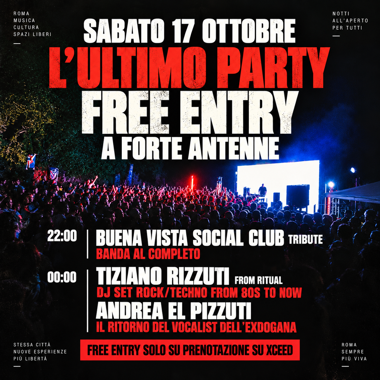 Forte Antenne | Free Entry image