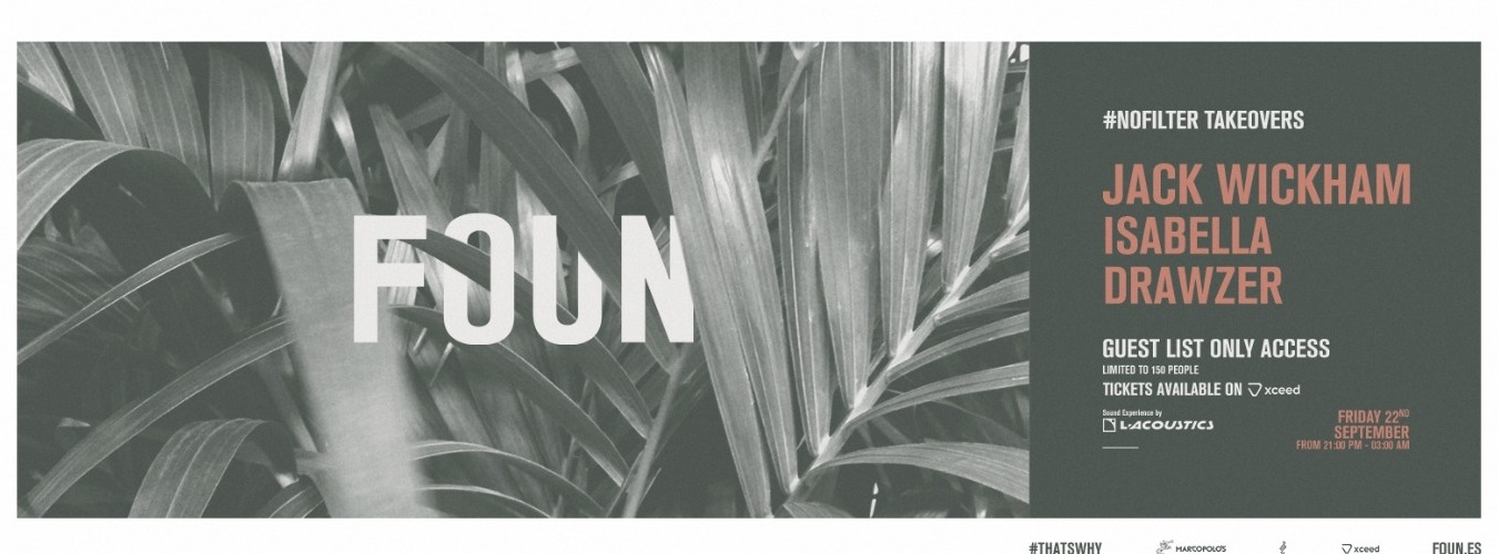 FOUN x #NOFILTER TAKEOVERS w/ Jack Wickham at Marcopolo's image