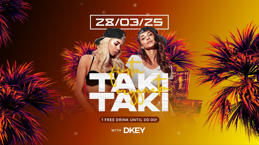 Couverture de l'événement FR 28.3. TAKI TAKI - FIESTA REGGAETON