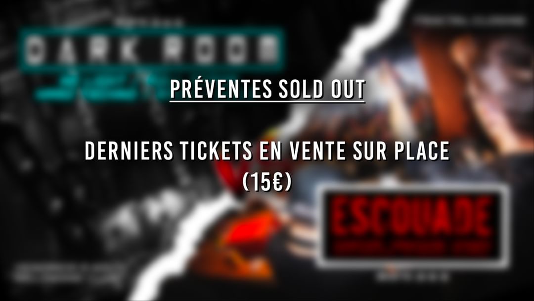 Cartell de l'esdeveniment FRACTAL CLOSING [DARK ROOM vs ESCOUADE]