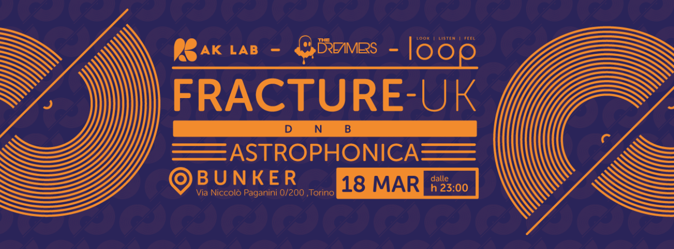 Fracture (Astrophonica/ UK) in Turin