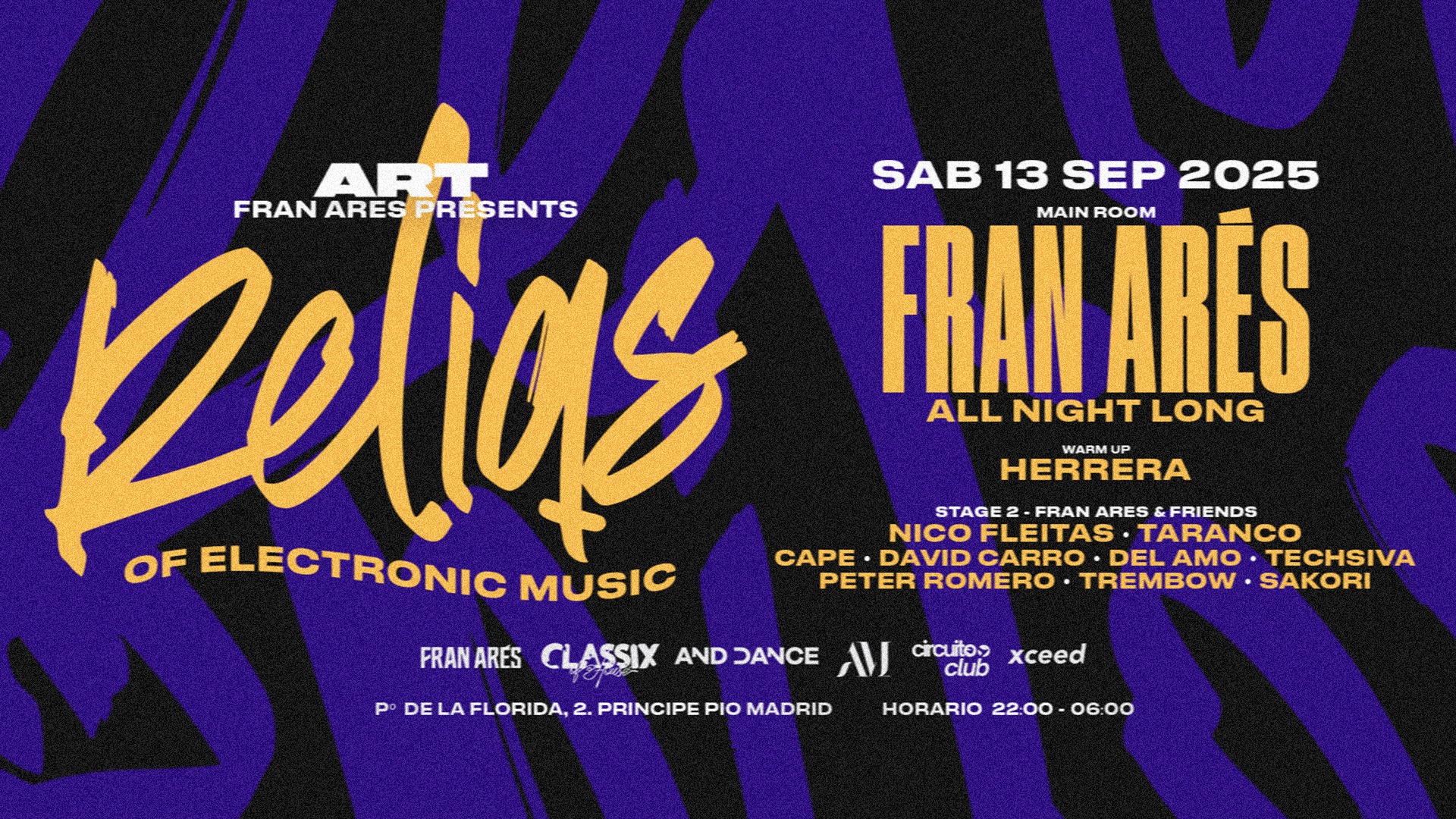 Fran Ares presenta RELIQS (ALL NIGHT LONG) @ ART Madrid image