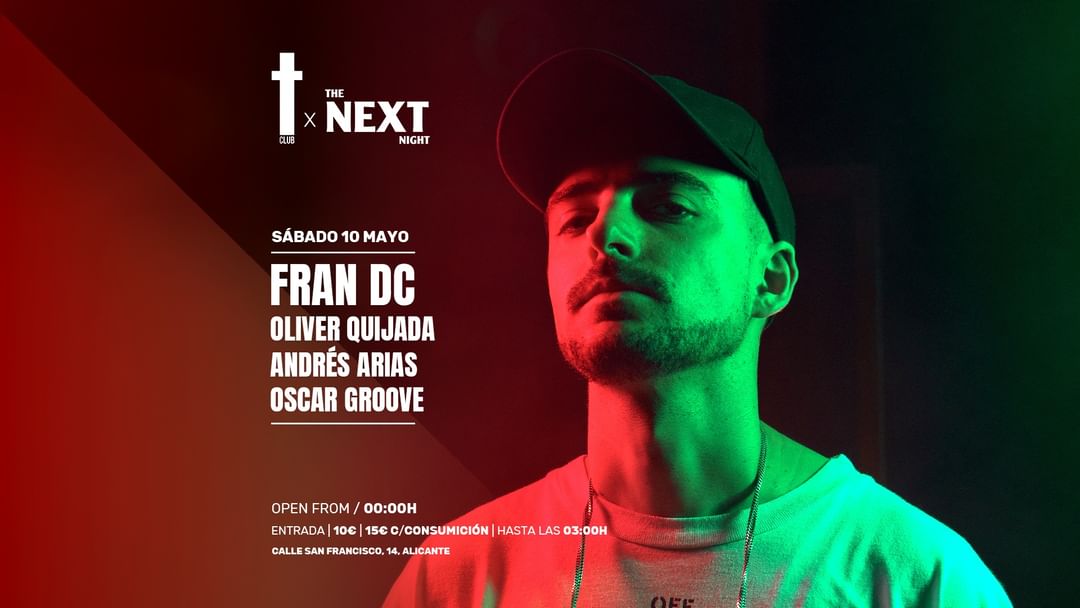 FRAN DC w/NEXT CLUB @ TCLUB-Eventplakat