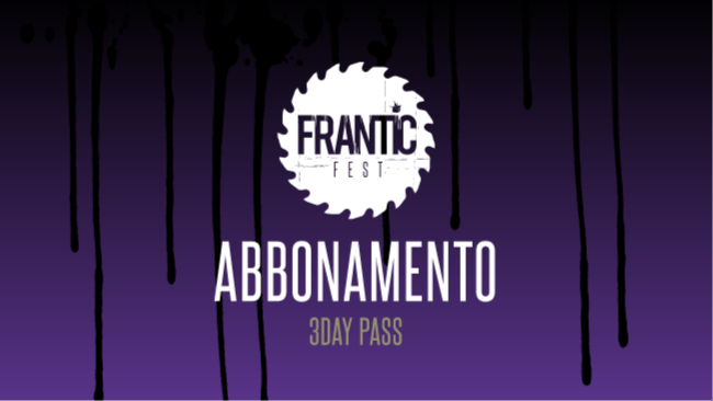 Frantic Fest - 3 day pass image