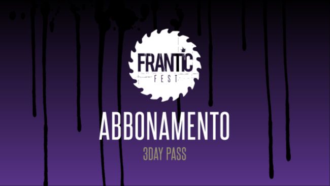 Couverture de l'événement Frantic Fest - 3 day pass