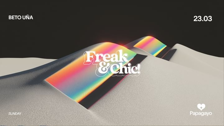 Cover for event: Freak & Chic · Sun. 23rd March