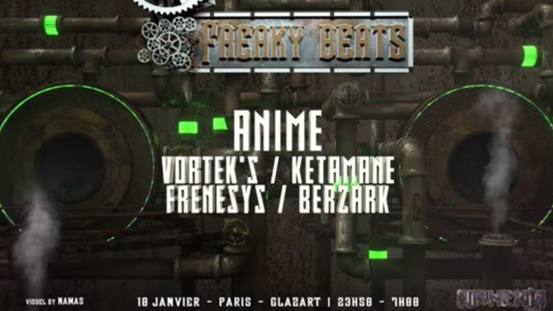Freaky Beats Présente: Anime, Vortek's & Ketamane image