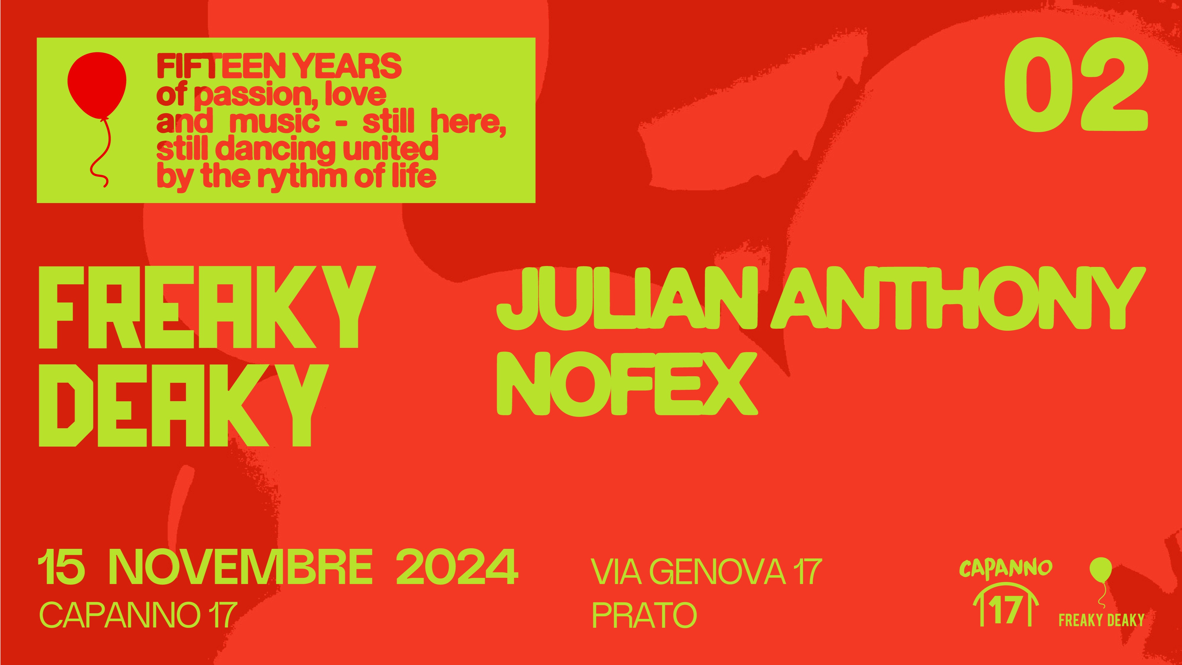 Freaky Deaky -15th Season-   JULIAN ANTHONY  I   NOFEX 