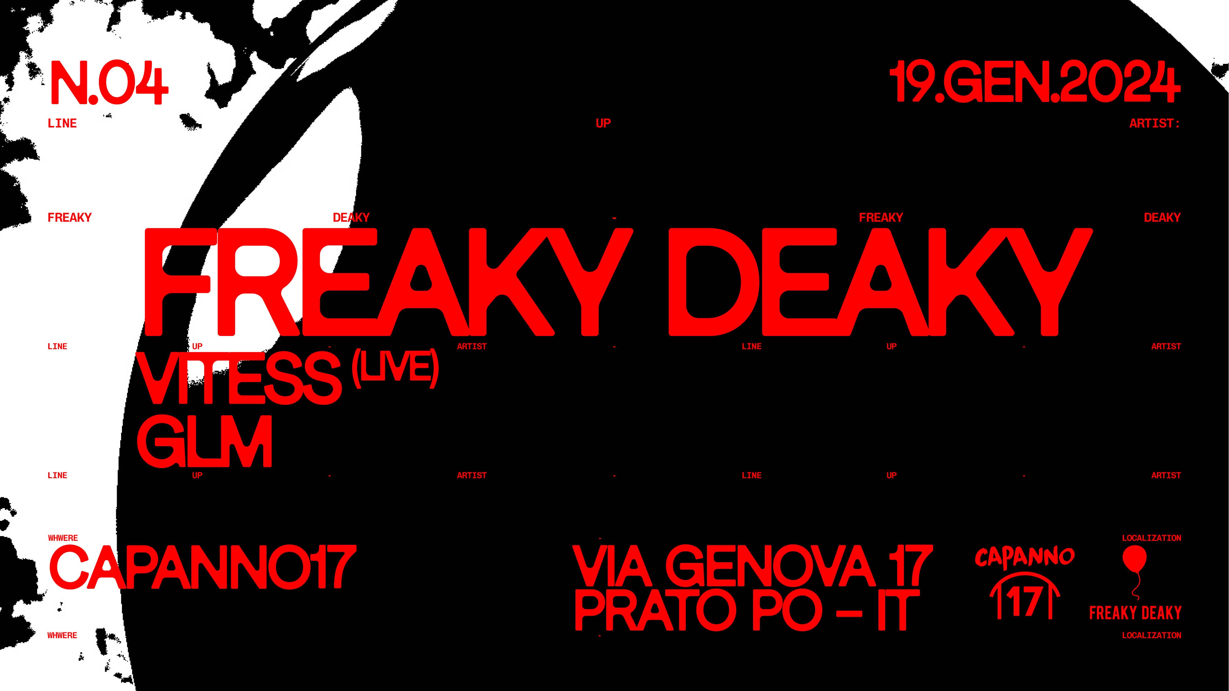 Freaky Deaky @ Capanno17   W/  VITESS (live) - GLM image