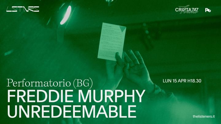 Cover for event: freddie Murphy + Unredeemable