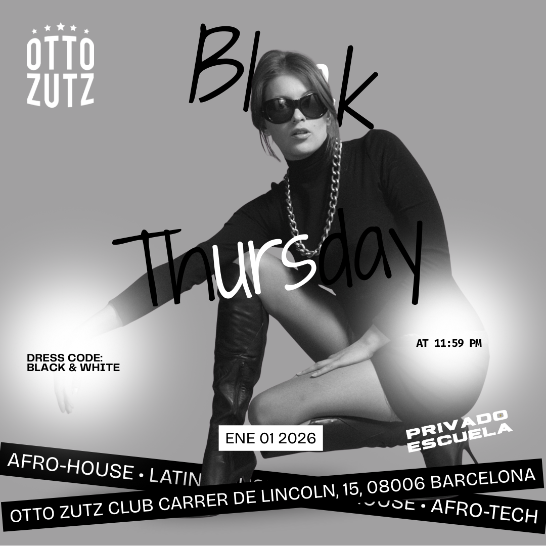 FREE LIST + OPEN BAR - BLACK THURSDAY (AFRO-HOUSE) image