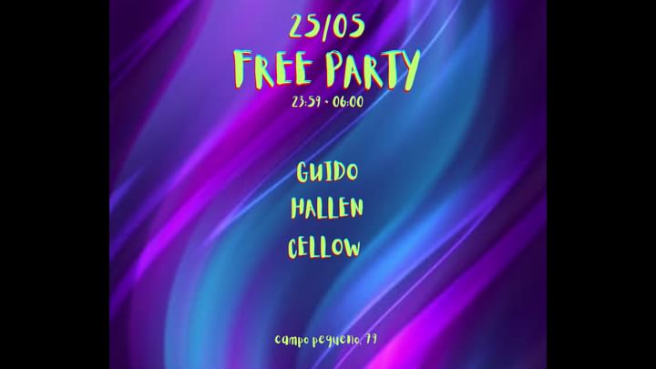 Cover for event: Free party at NAV w/ Hallen, Cellow and Guido!
