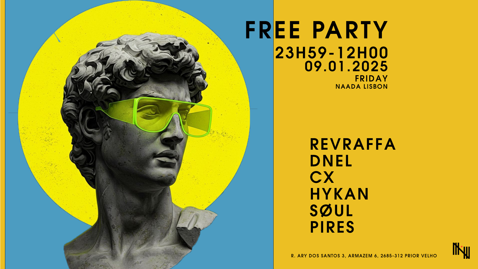 FREE PARTY - Revraffa invites image
