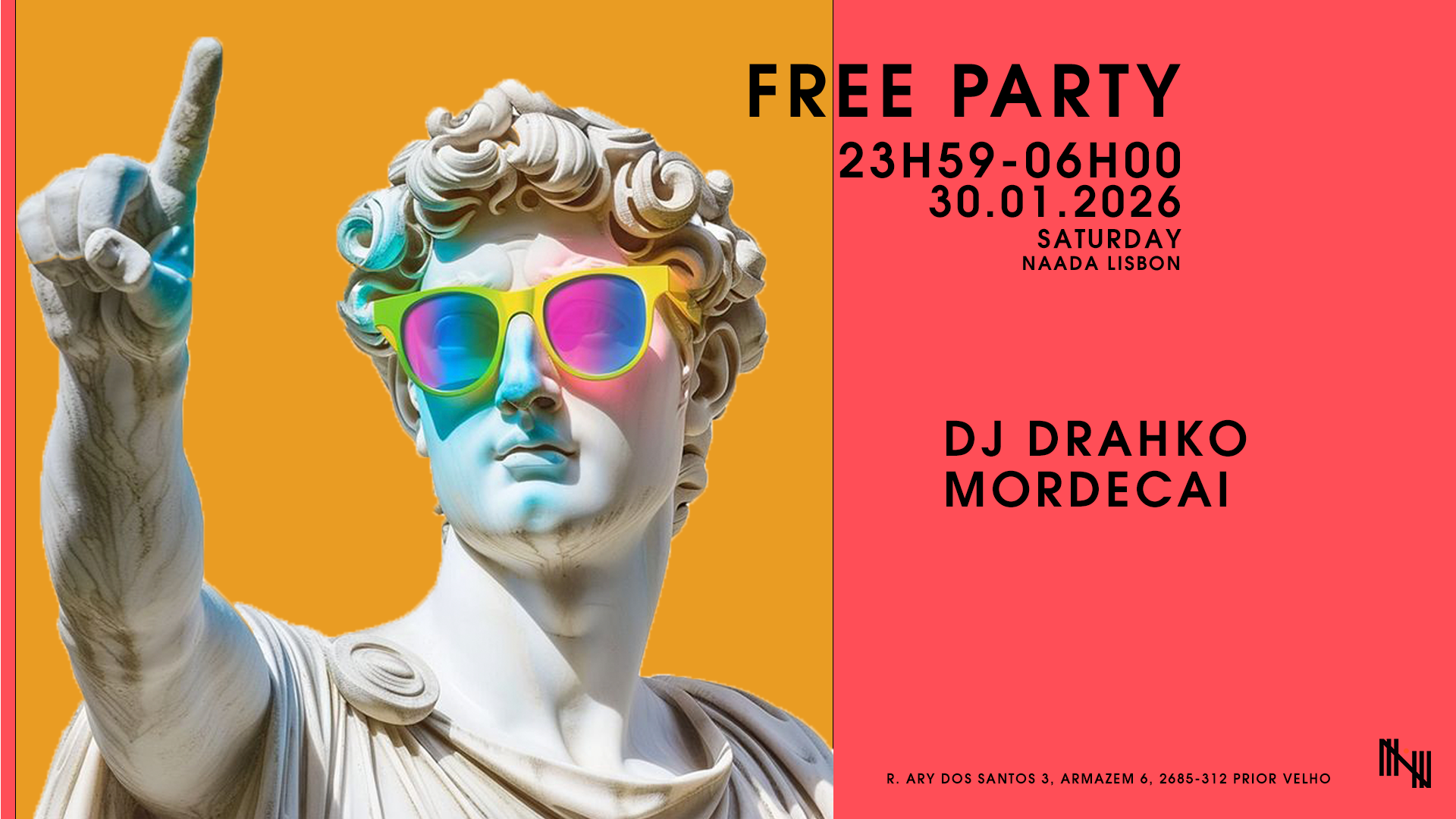 Free Party w/ Dj Drahko & Mordecai image