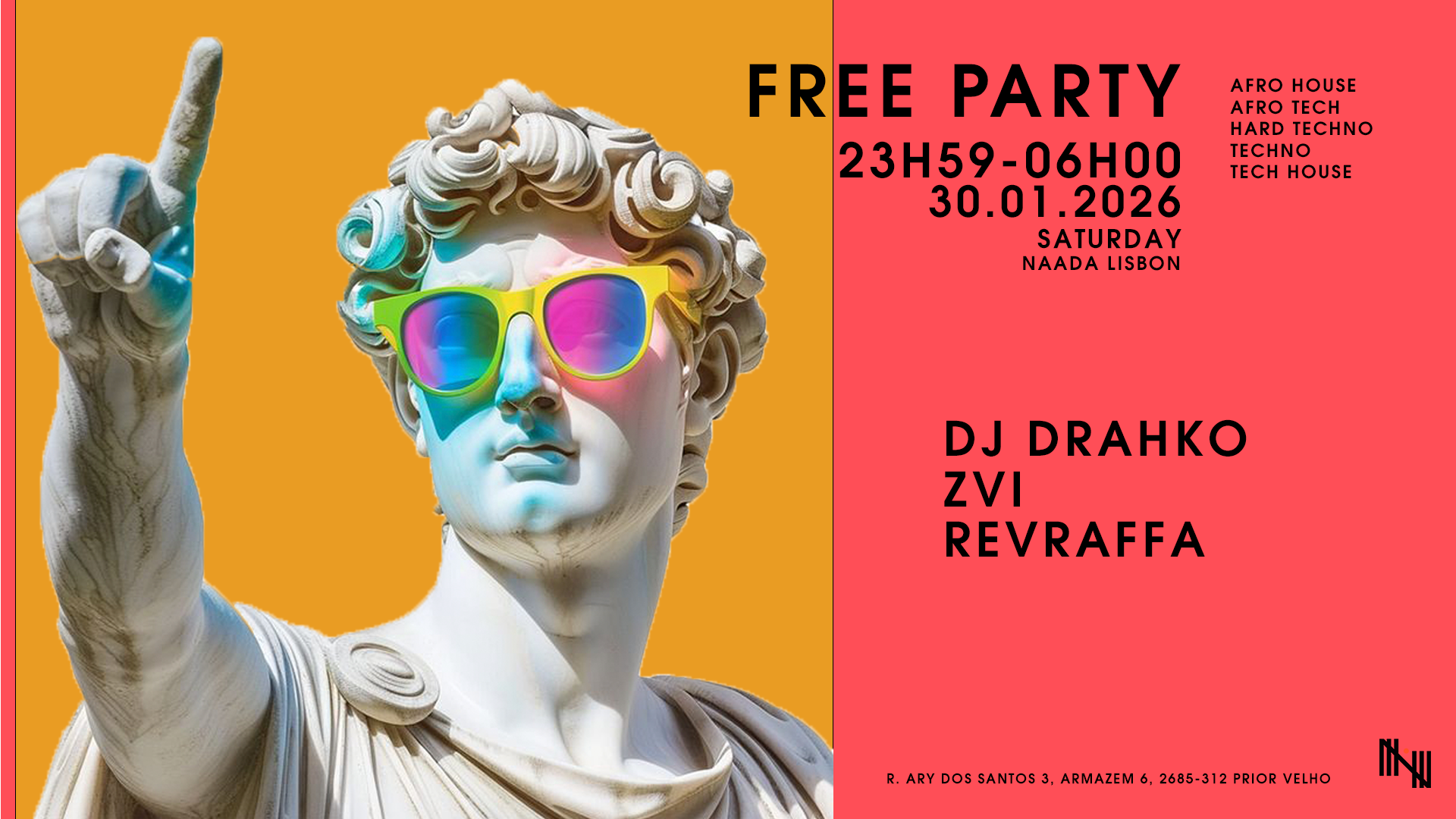 Free Party w/ Dj Drahko, ZVI & Revraffa image