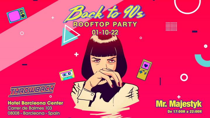 Cover for event: Free tickets* Throwback Rooftop Party pres: Back to 90s