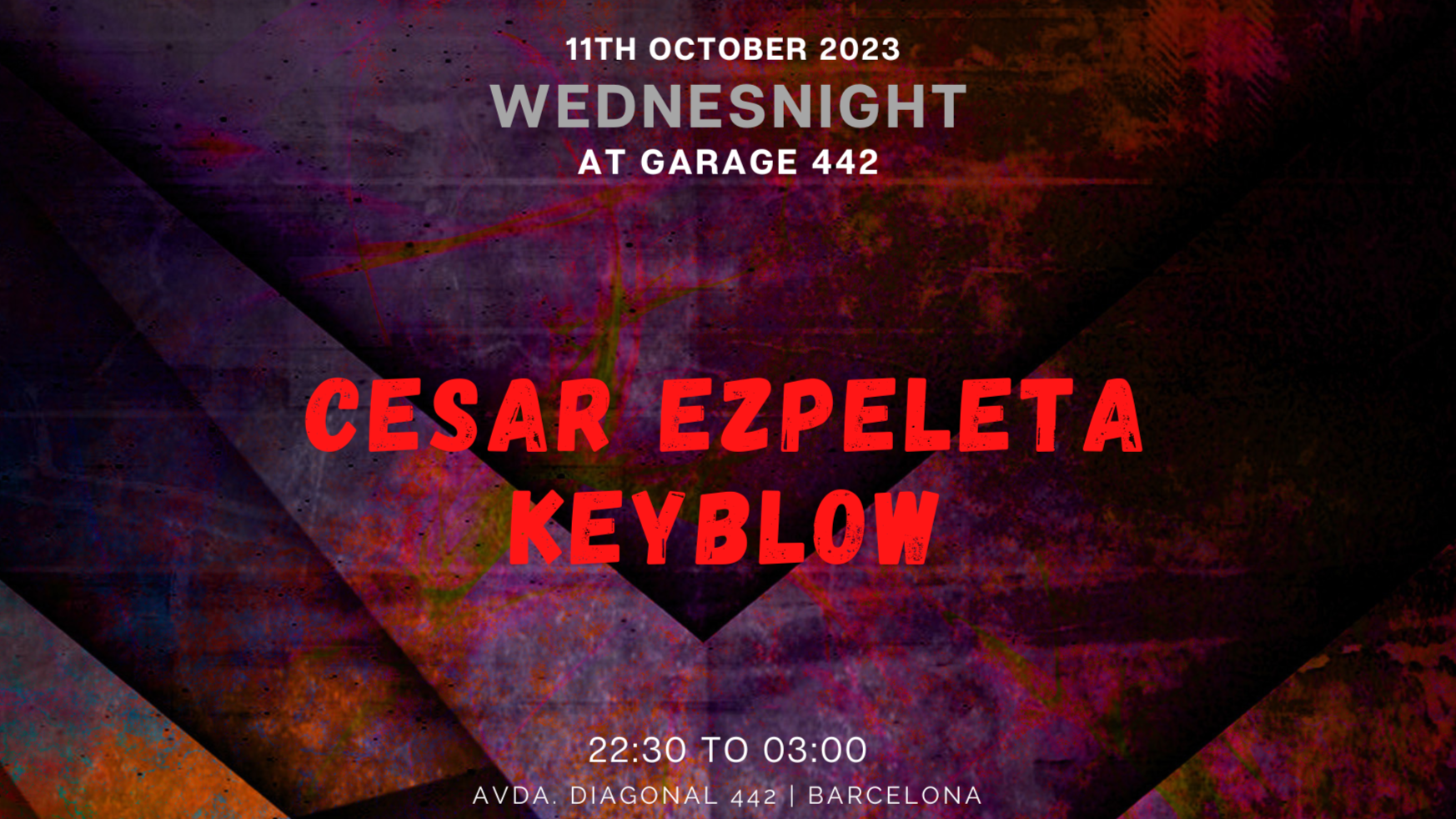 (Free) Wednesnight with Cesar Ezpeleta, Keyblow image
