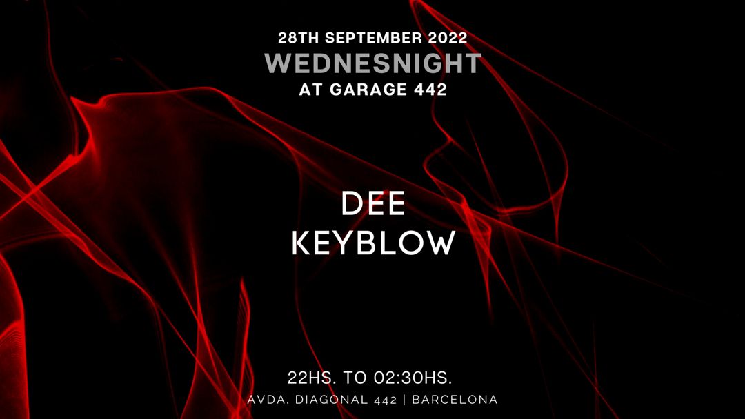 Capa do evento (Free) Wednesnight with Dee, Keyblow