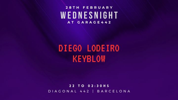 Cover for event: (Free) Wednesnight with Diego Lodeiro, Keyblow