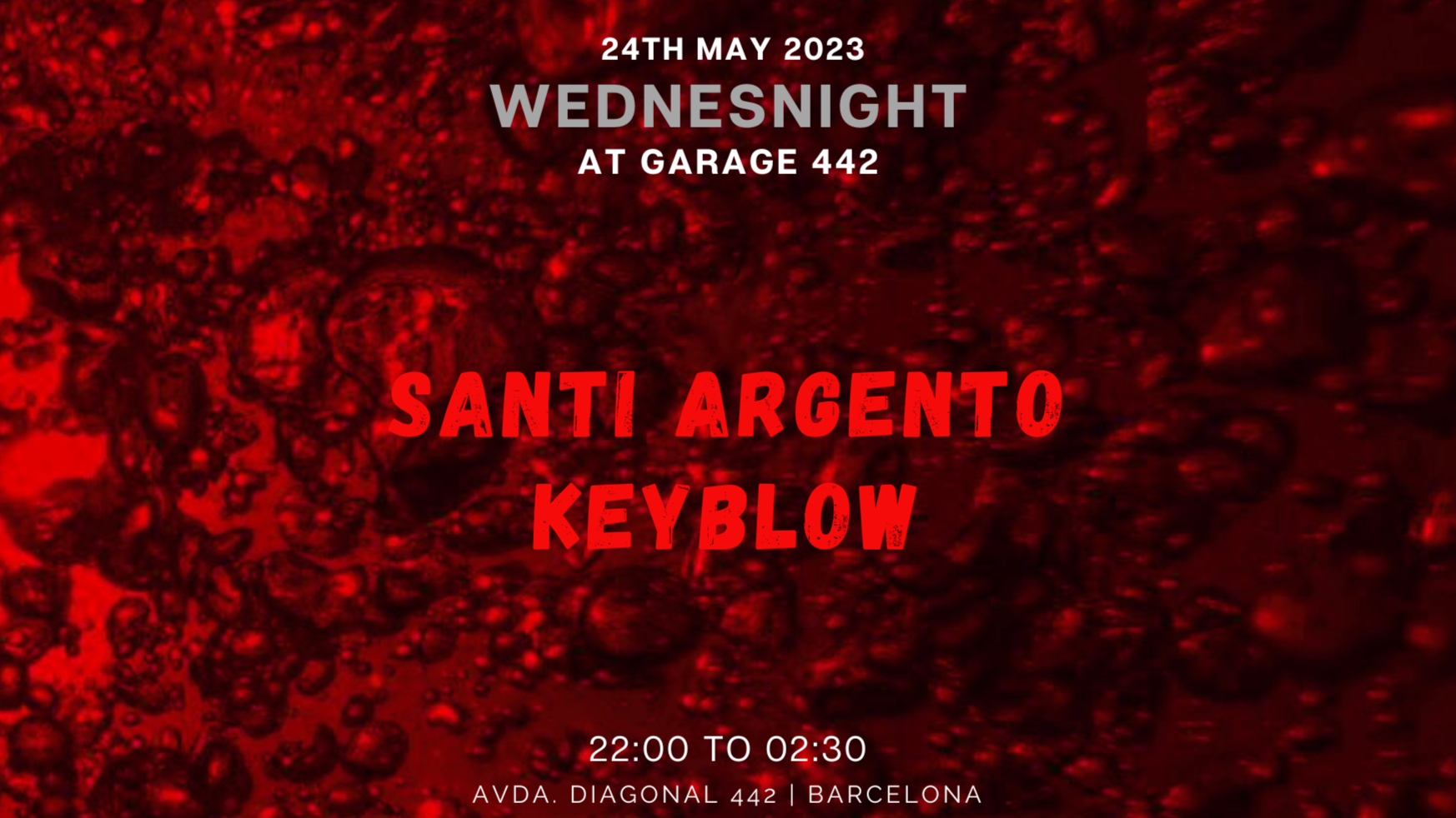 (Free) Wednesnight with Santi Argento, Keyblow image