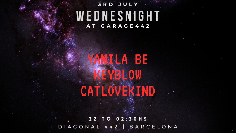 (Free) Wednesnight with Yamila Be, Keyblow, Catlovekind