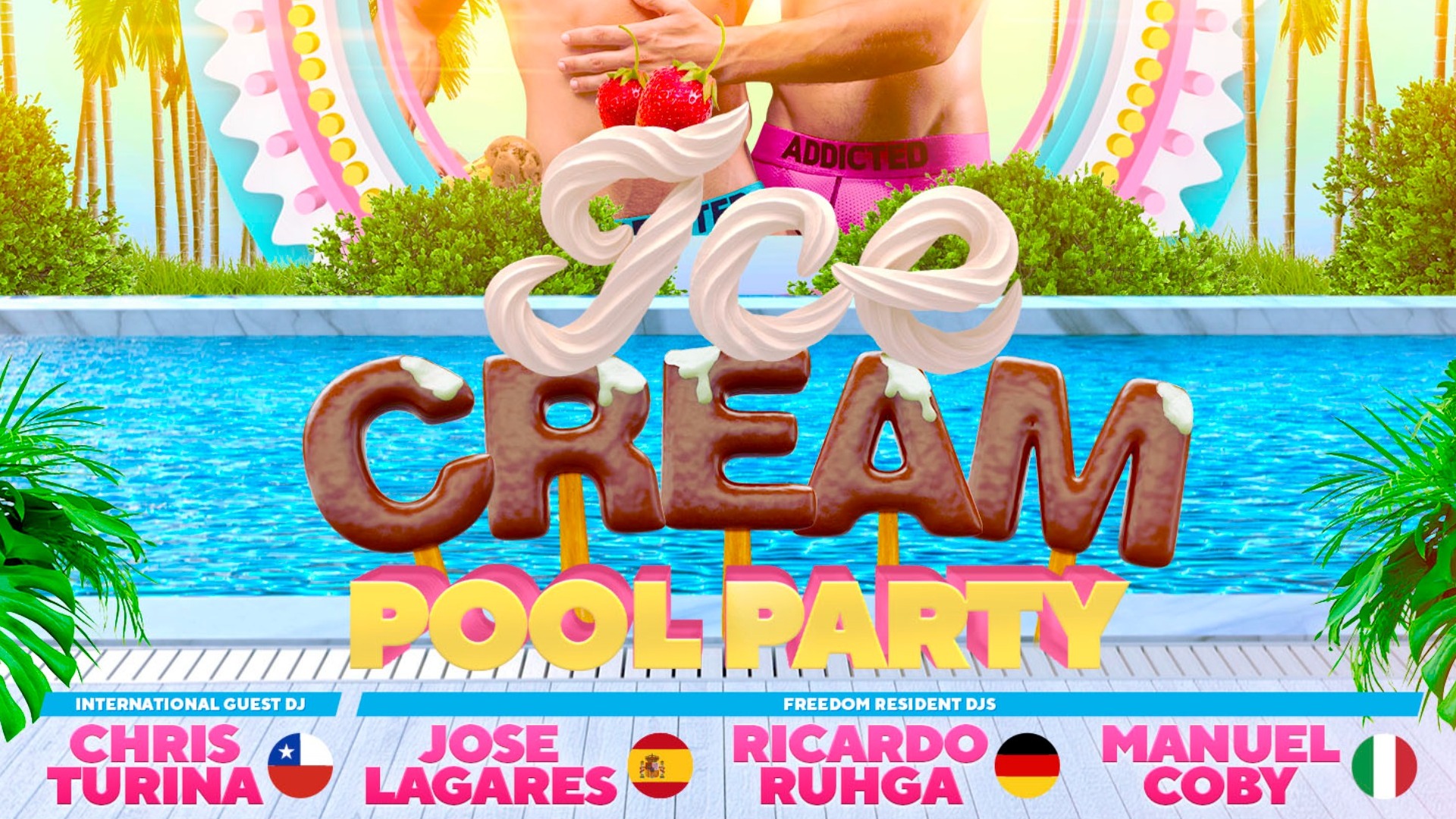 FREEDOM Party - Ice Cream Closing Pool Party - Maspalomas Pride by Freedom 2022 image