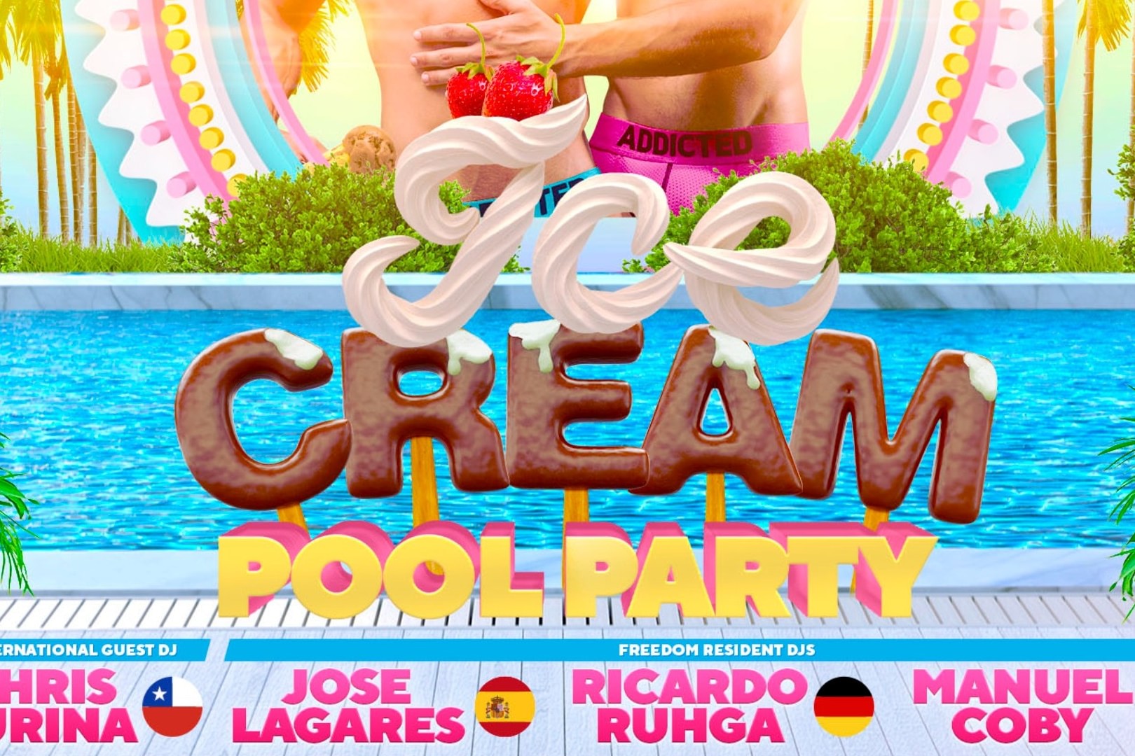 FREEDOM Party - Ice Cream Closing Pool Party - Maspalomas Pride by Freedom 2022 image