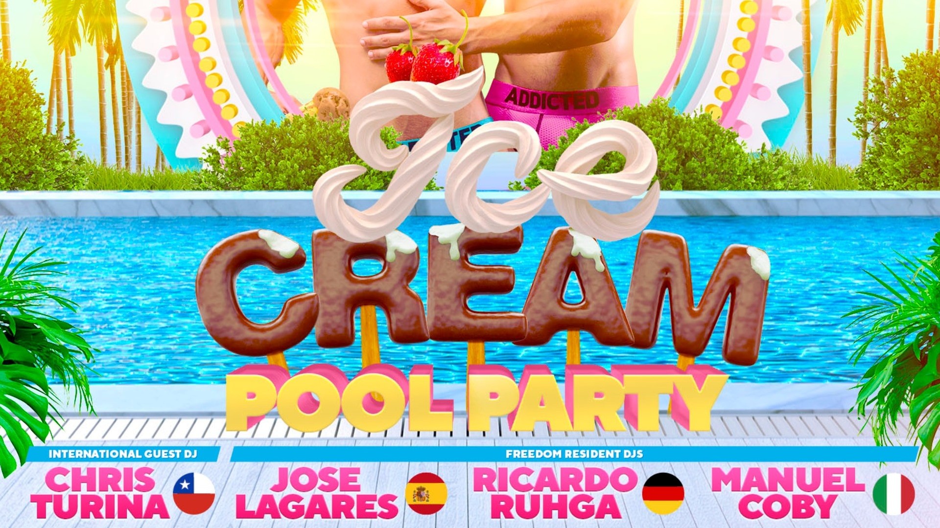 FREEDOM Party - Ice Cream Closing Pool Party - Maspalomas Pride by Freedom 2022 image