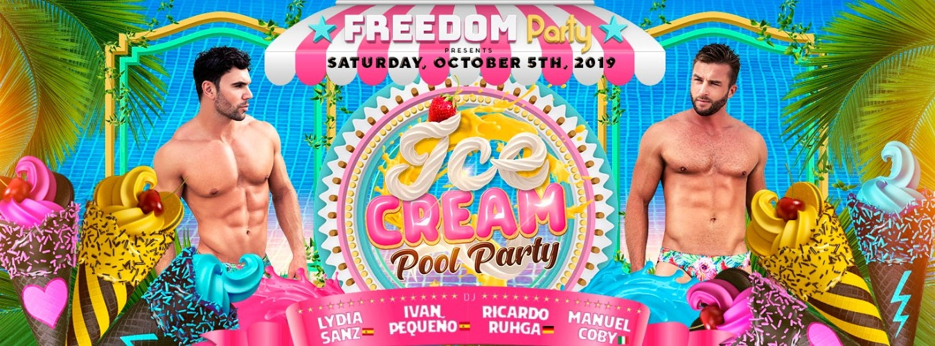 FREEDOM Party - ICE CREAM Pool Party - Freedom Festival Maspalomas 2019 image